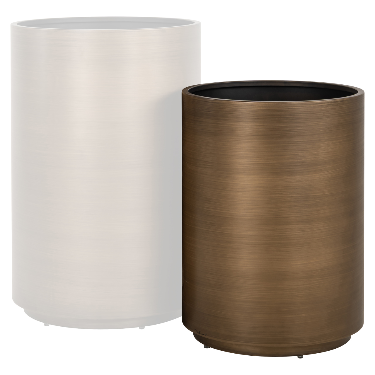 -FP-0012 - Planter Dira brushed gold 45Ø