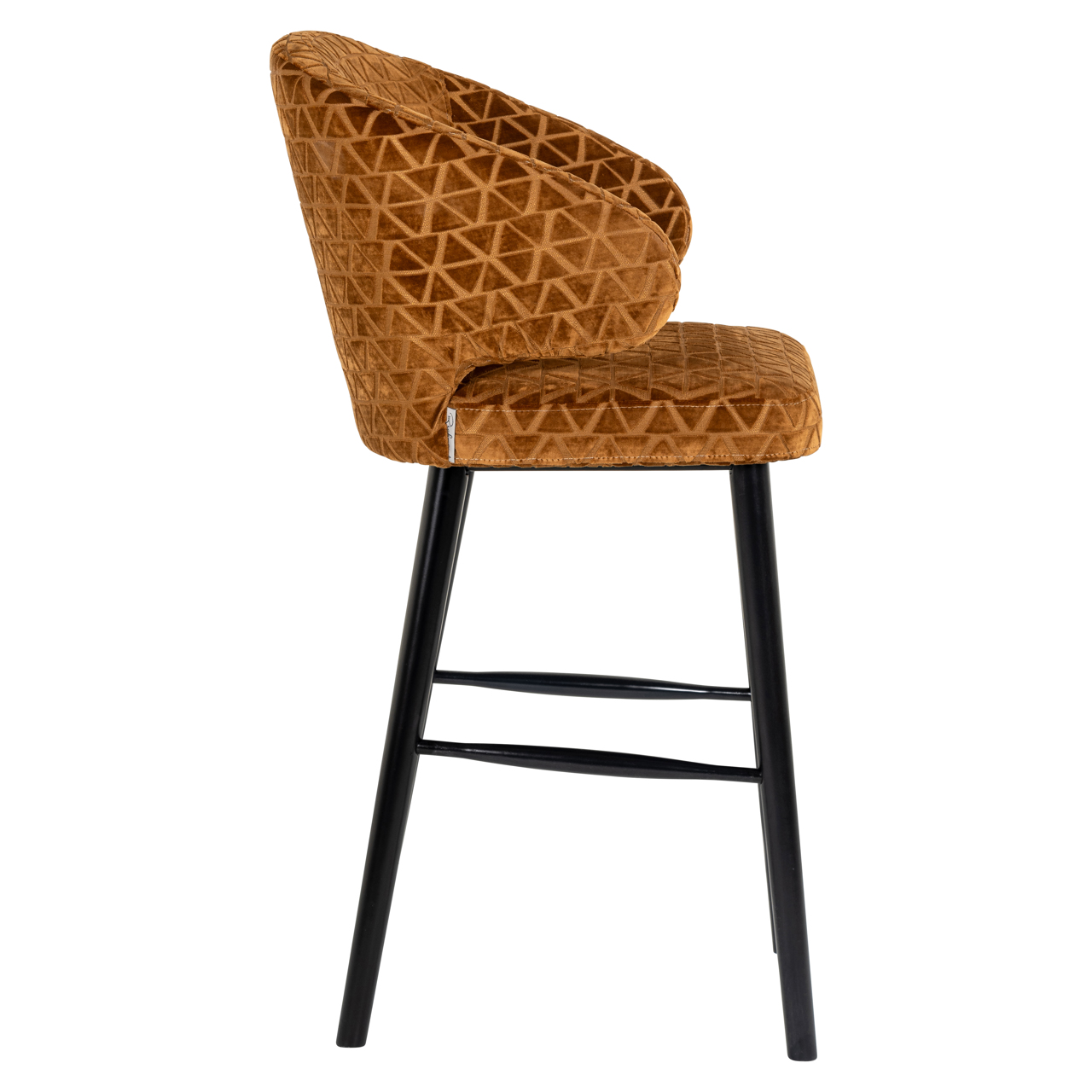 S4496 GOLD TRIANGLE - Bar stool Indigo old gold triangle