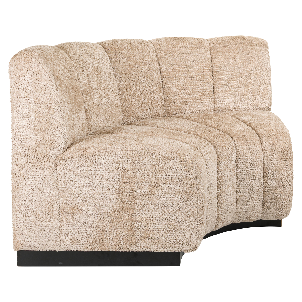 S4620 CORNER LOVELY BEIGE - Dining bench Hillpark lovely beige round corner