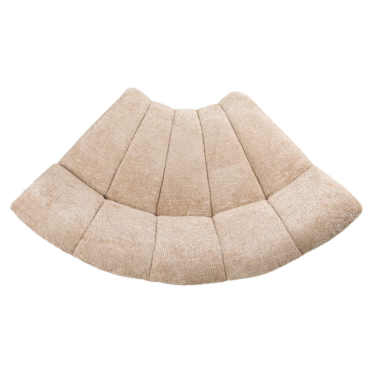 S4620 CORNER LOVELY BEIGE - Dining bench Hillpark lovely beige round corner