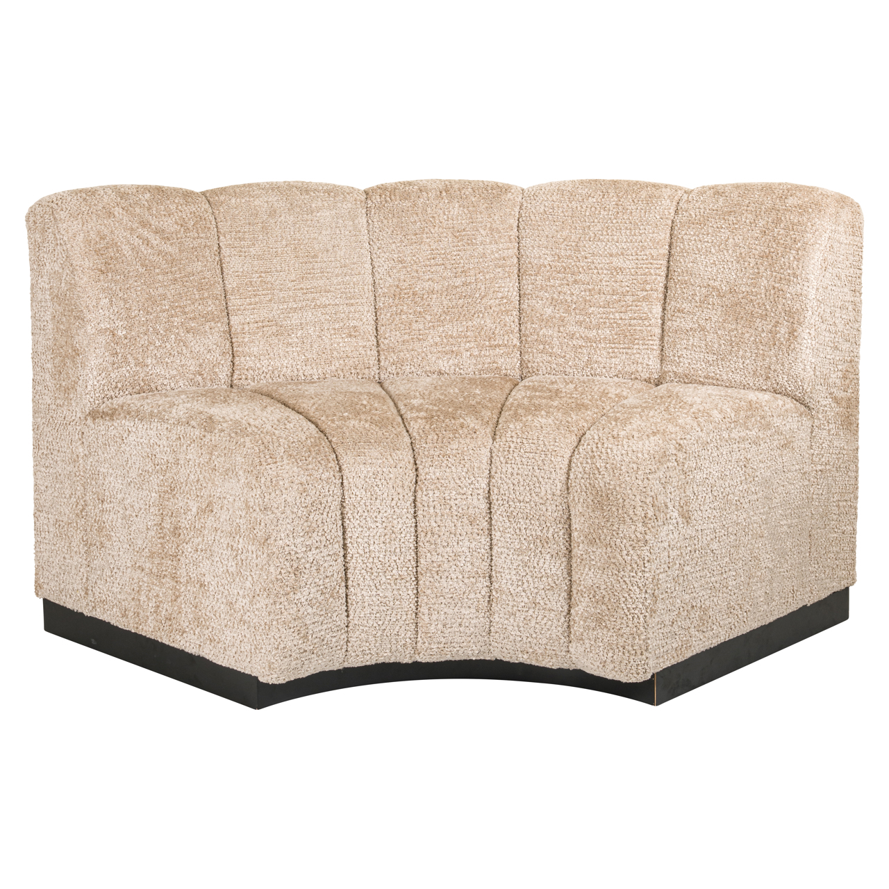S4620 CORNER LOVELY BEIGE - Dining bench Hillpark lovely beige round corner