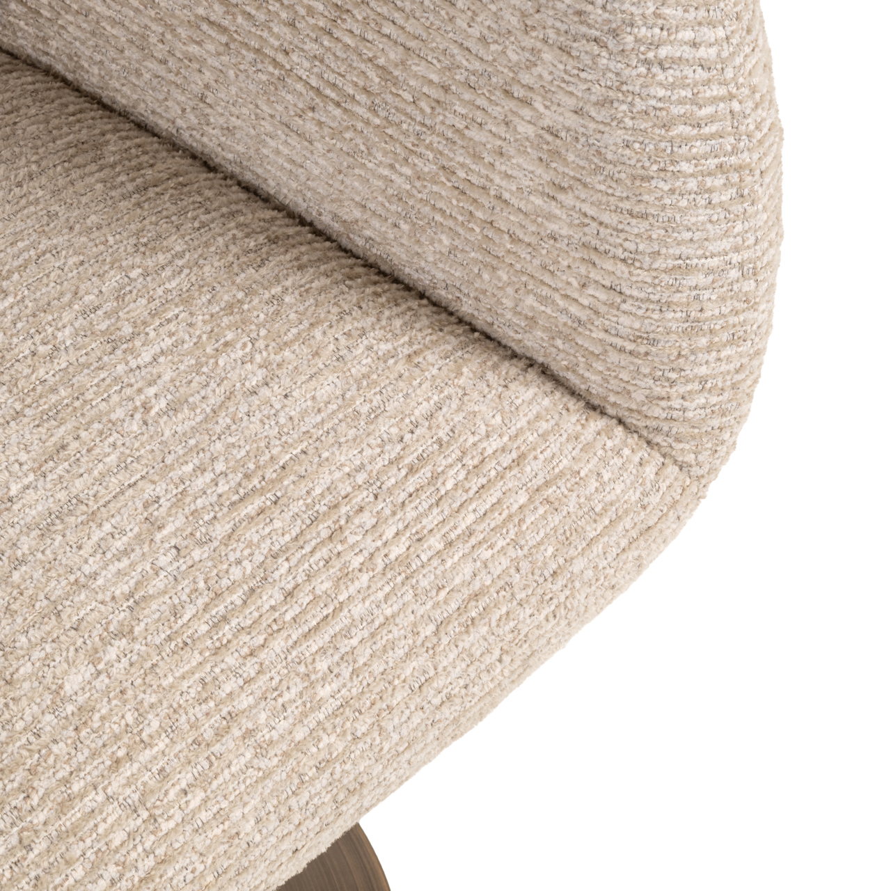 S4648 NATURAL LINEAR - Dining chair Aldo natural linear swivel