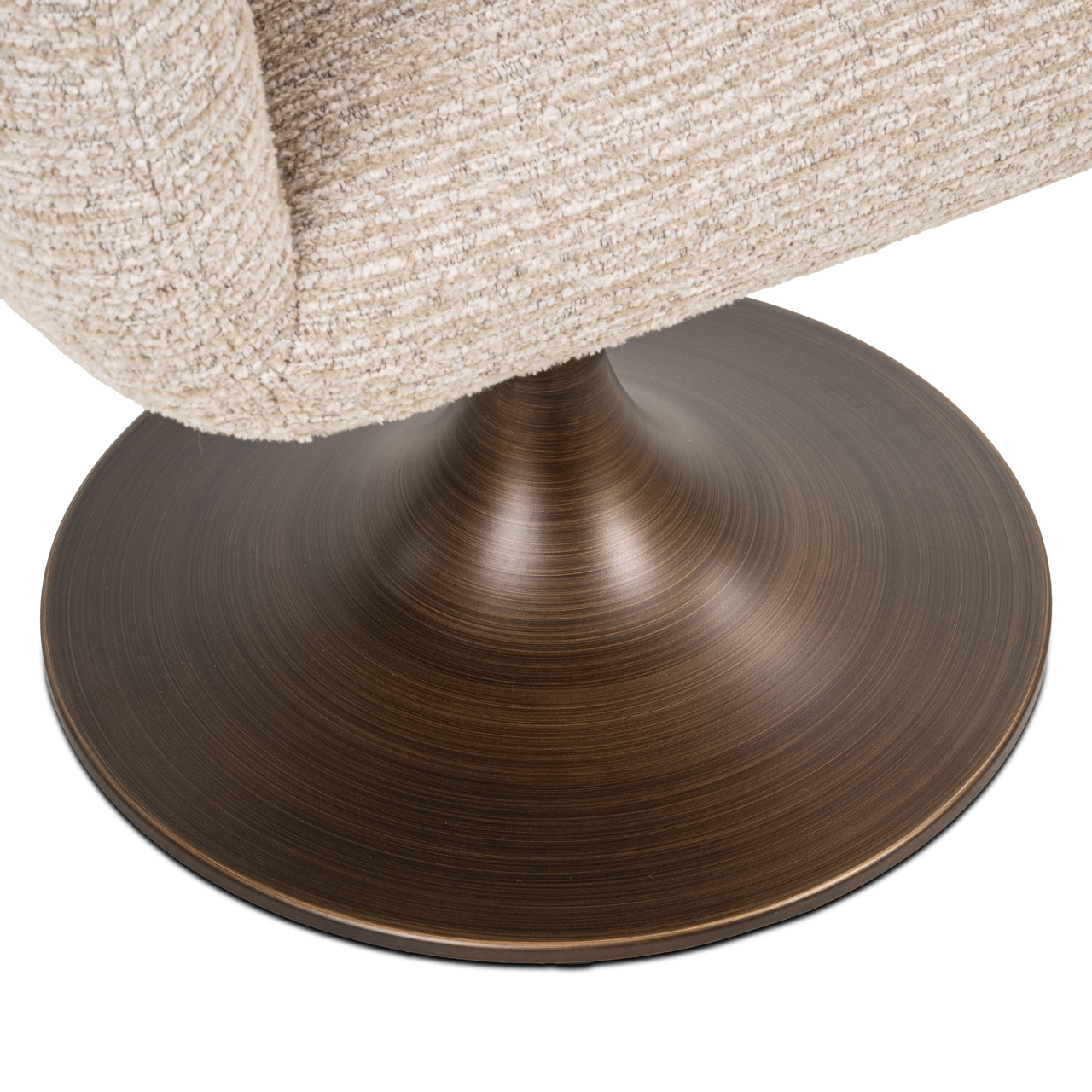 S4648 NATURAL LINEAR - Dining chair Aldo natural linear swivel