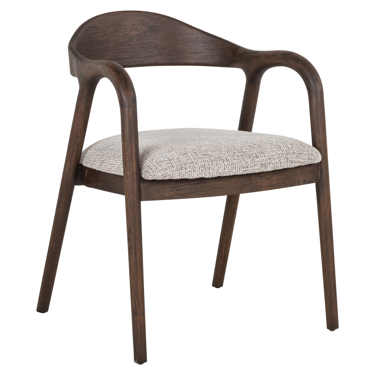 215193 - Dining chair Mihara mocca fancy fire retardant