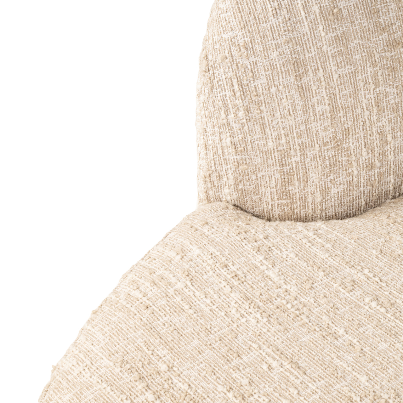 S5187 BEIGE ANGORA - Sofa Pandora beige angora lounge left
