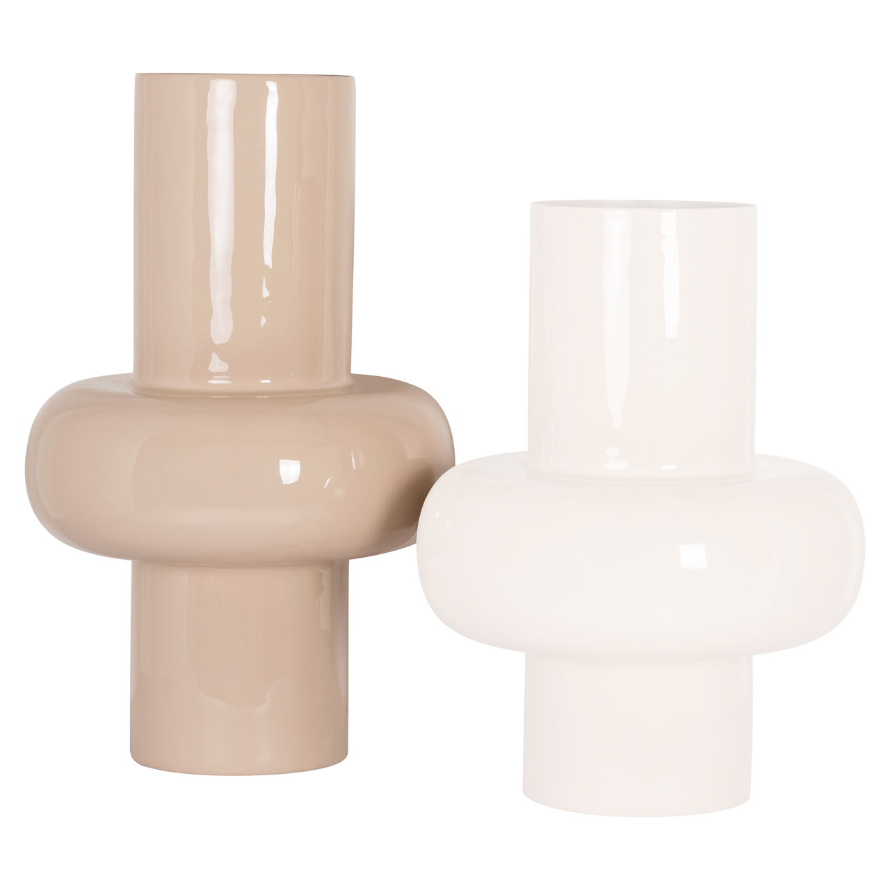 -VA-0406 - Vase Benice tapioca large